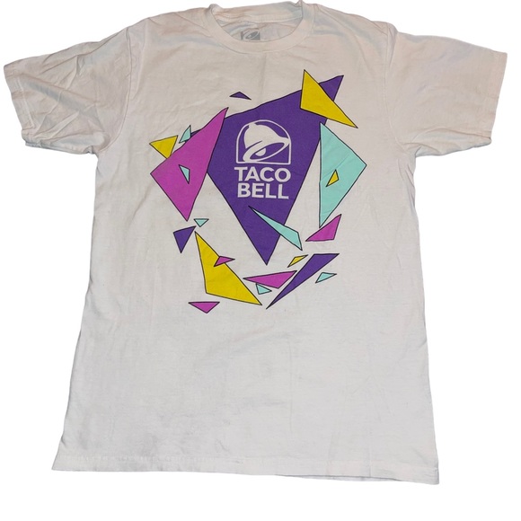 Ripple Junction Other - Taco Bell Men’s Graphic T-Shirt Size Small Multi Colored Cotton short Sleeve